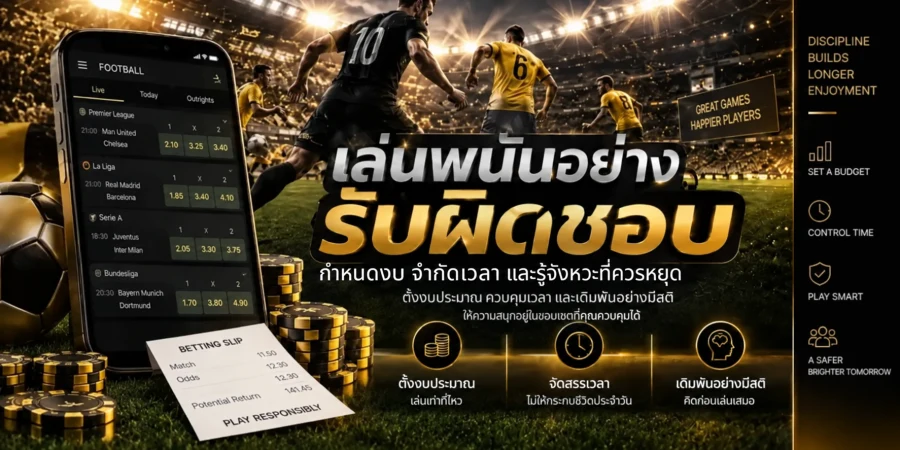 เล่นพนันอย่างรับผิดชอบ